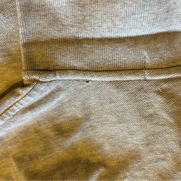 Men's Polo Ralph Lauren Classic Fit Short Sleeve Polo Shirt Gray Size L - Picture 9 of 9